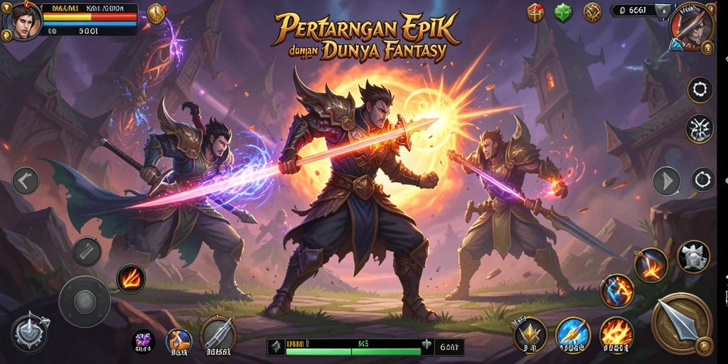 Gameplay seru di 666I saat pertarungan berlangsung