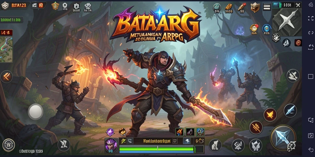 Tampilan gameplay BATA123 yang penuh aksi dan petualangan.