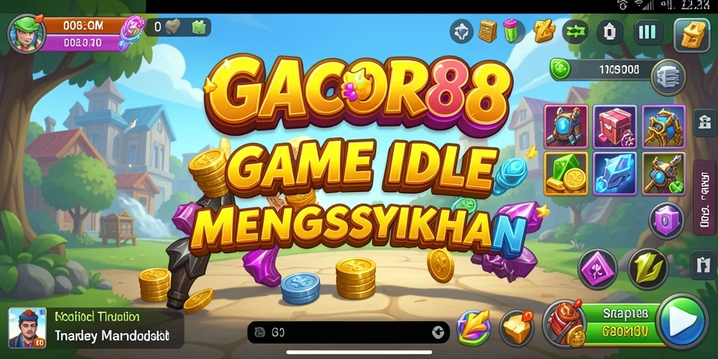 Screenshot GACOR88 menunjukkan keseruan gameplay Idle yang menarik.