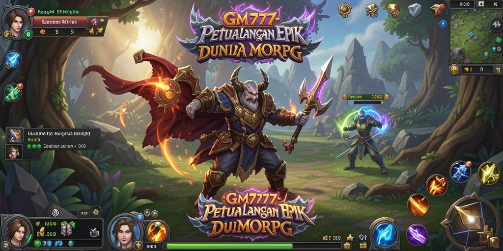 Screenshot gameplay GM777 menampilkan aksi seru dalam petualangan MMORPG.