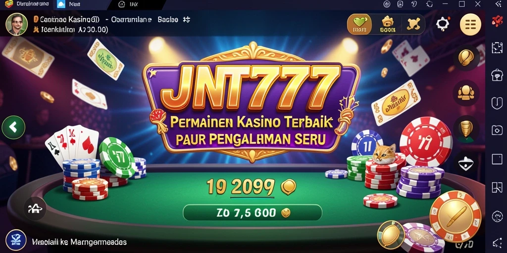 Tampilan menarik dari gameplay JNT777 yang seru dan kompetitif.