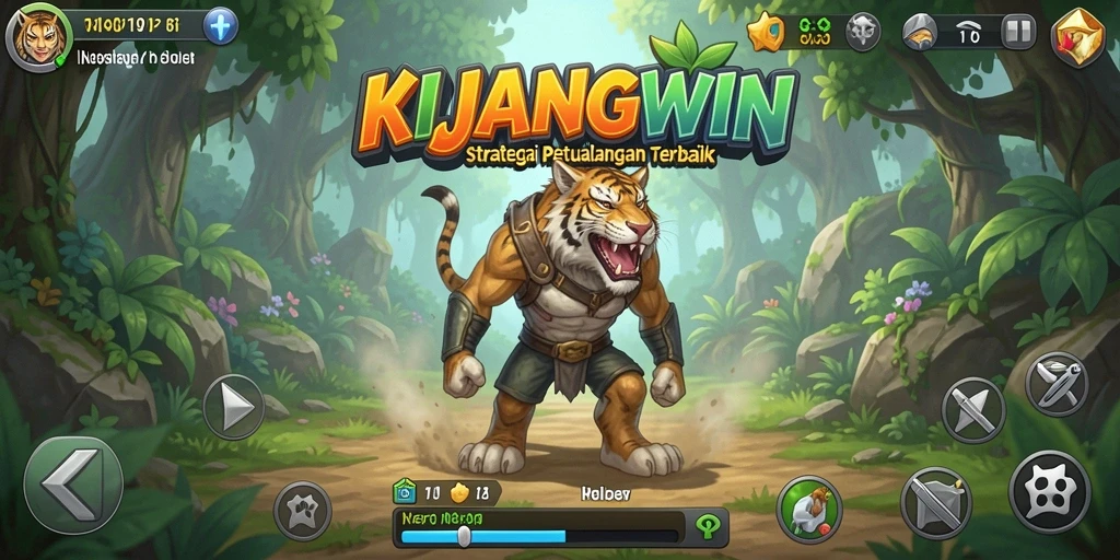 Screenshot utama KIJANGWIN dengan tampilan gameplay SLG yang menegangkan.