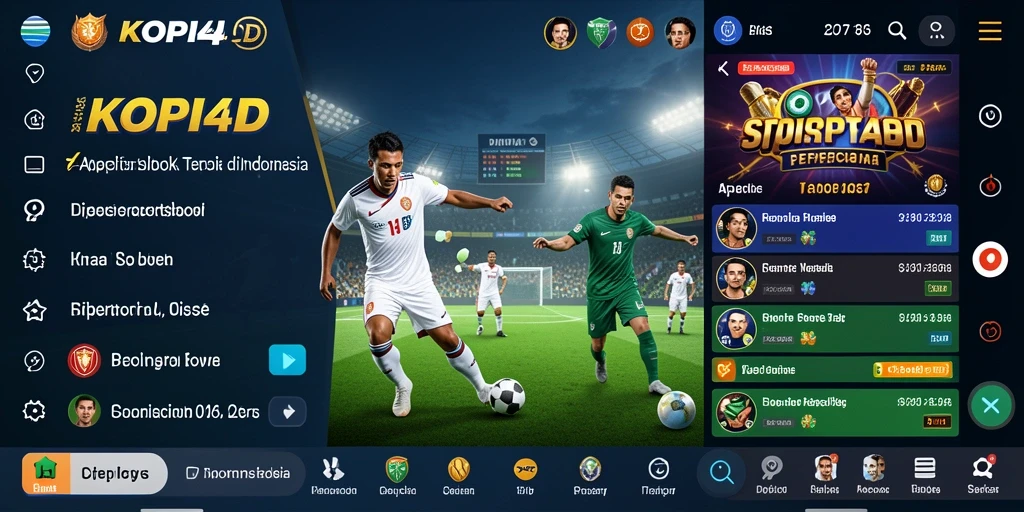 Tampilan menarik dari gameplay Sportsbook KOPI4D saat bertaruh.