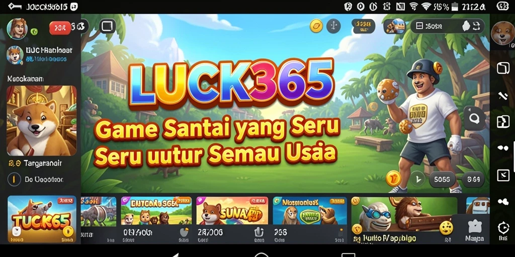 Tampilan gameplay LUCK365 yang seru dan menghibur.