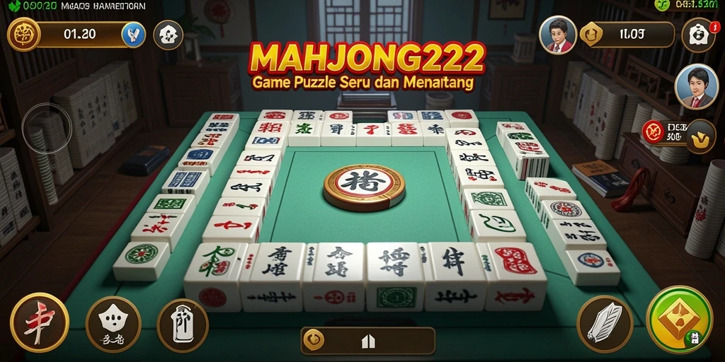 Screenshot gameplay menunjukkan tantangan seru di <strong>MAHJONG222</strong>.