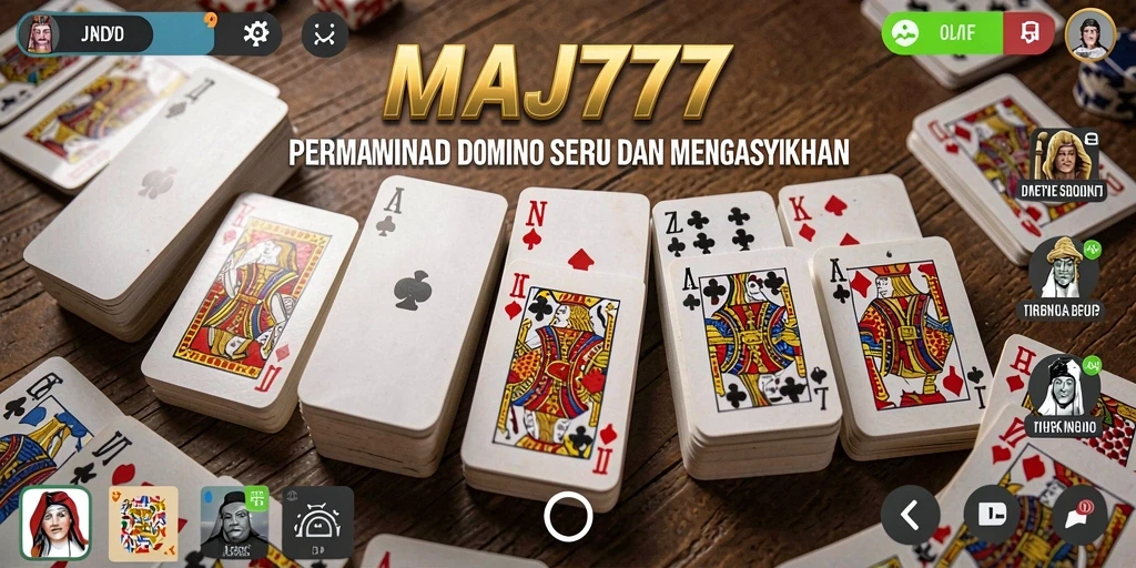 Screenshot gameplay MAJ777 yang menunjukkan aksi seru bermain Domino.