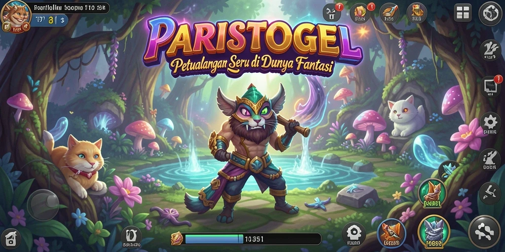 Tampilan gameplay PARISTOGEL yang menakjubkan dalam dunia RPG.
