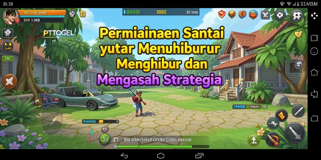 Tampilan menarik gameplay PTTOGEL dengan suasana santai.