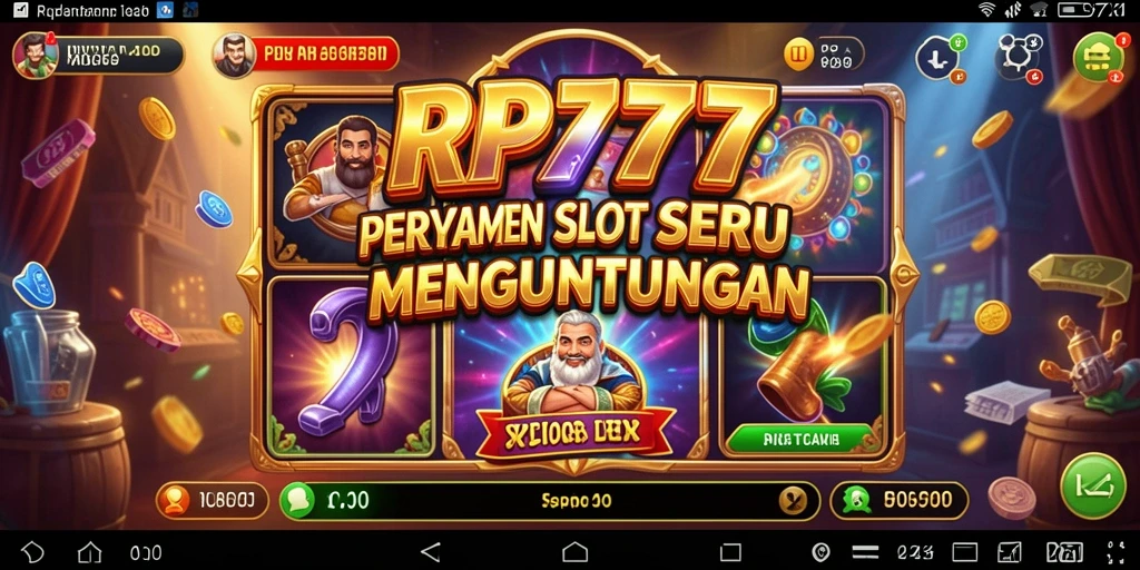 Tampilan gameplay RP777 yang menarik dengan fitur slot yang beragam.