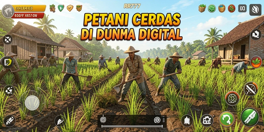 Gameplay menarik dari RR777 dengan elemen pertanian yang menyenangkan.