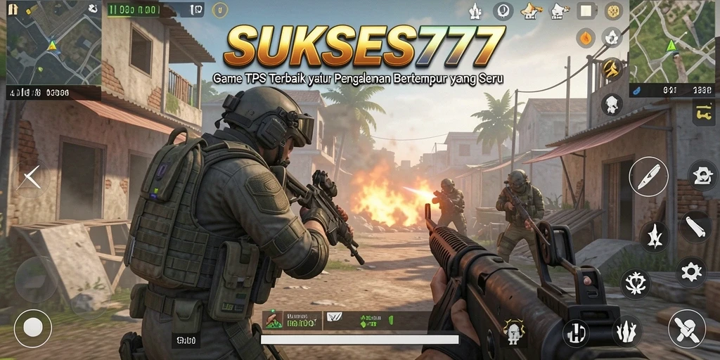 Screenshot gameplay <strong>SUKSES777</strong> yang menunjukkan aksi tempur seru di medan perang.