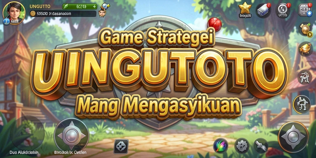 Tampilan gameplay UNGUTOTO yang mendebarkan dan strategis.